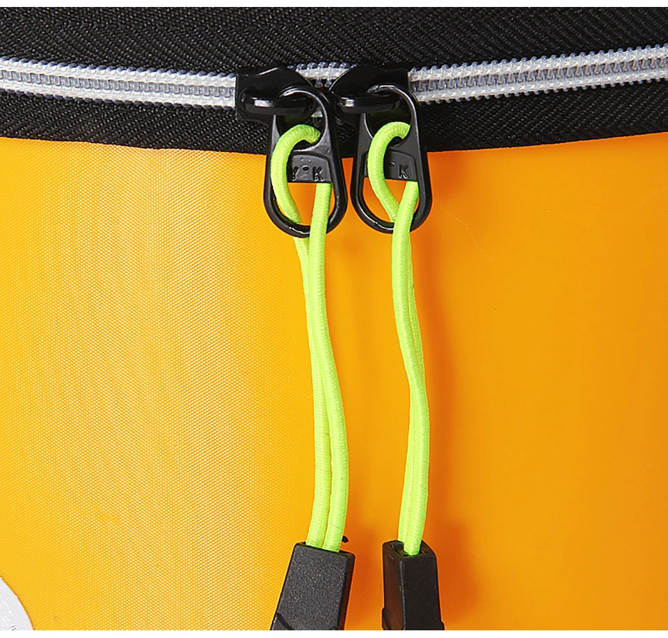 Сверхмощное качественное складное рыболовное ведро с плечевым ремнем 3 размера