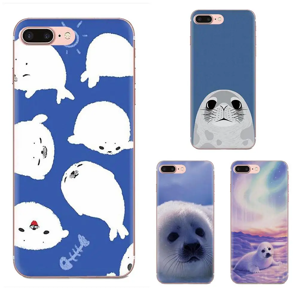 Детские harp Seal Sea Lion для sony Xperia Z Z1 Z2 Z3 Z4 Z5 compact Mini M2 M4 M5 T3 E3 E5 XA XA1 XZ Премиум ТПУ лучшие