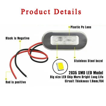 

Large Marker Light 3LED Courtesy Shockproof With Screws Wear-resistant