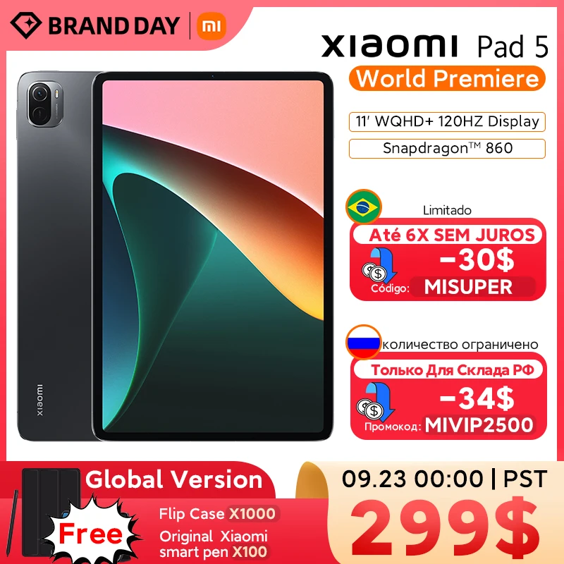 Snapdragon860搭載の高性能AndroidタブレットXiaomi Pad5が発売！先行