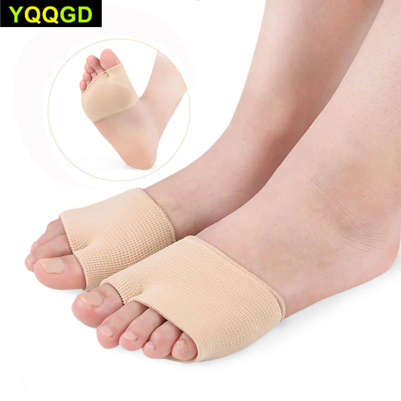 1 пара тканевых плюсневых втулок для пальцев ног с подошвой гелевые подушечки