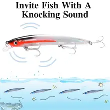 Appât dur professionnel pour la pêche en eau de mer, leurre pour attraper des poissons, avec des hameçons, pour le lancer longue distance, pour les ménés, 125mm, 15g