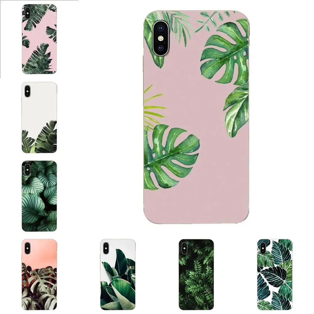 Мягкая искусственная оболочка растения листья для HTC Desire 530 626 628 630 816 820 One A9 M7 M8 M9 M10