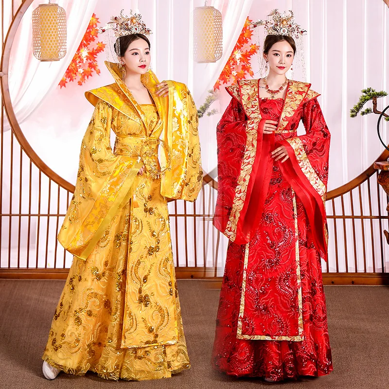 Hanfu Женский костюм с вышивкой в старинном стиле благородный принцессы королевы