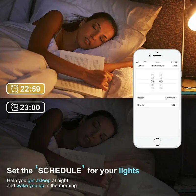 Высокое качество Wi-Fi 4,0 умное домашнее ламповое освещение лампа 7 Вт E27 умный светодиодный лампочка таймер голоса может изменить цвет по телефону приложение