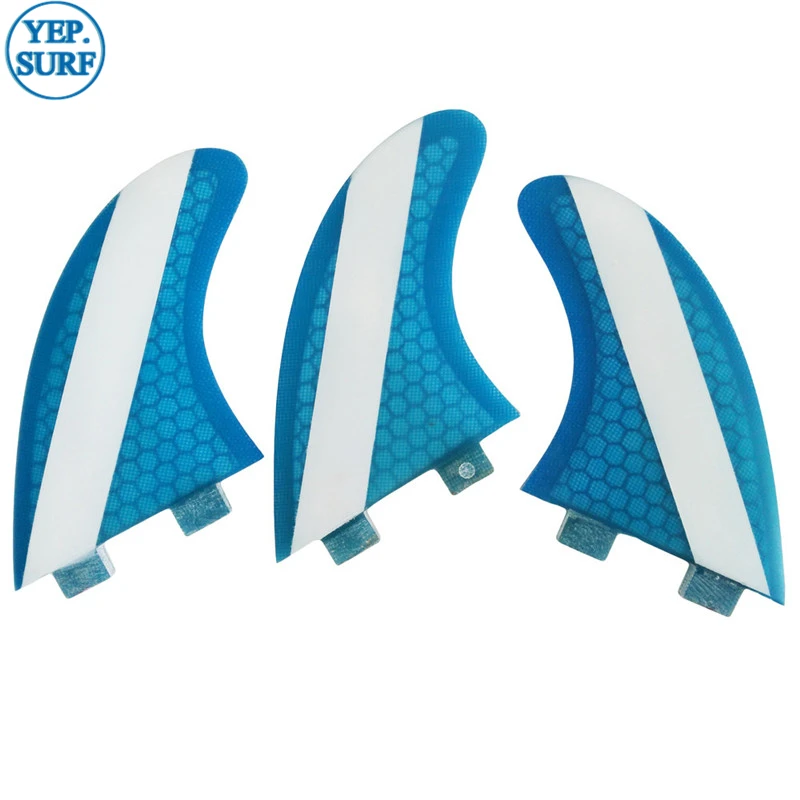 Barbatanas quilhas de Surf FCS G5 стекловолокно фасетчатый Киль вспомогательная доска плавник три набора из углеродного волокна плавники для серфинга