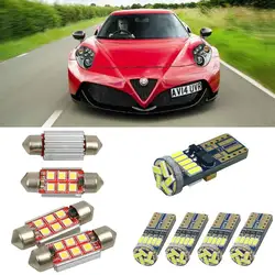 Интерьерные Светодиодные Автомобильные светильники для Alfa Romeo 4c 960 coupe для чтения купольные лампы для автомобилей Ошибка Бесплатная