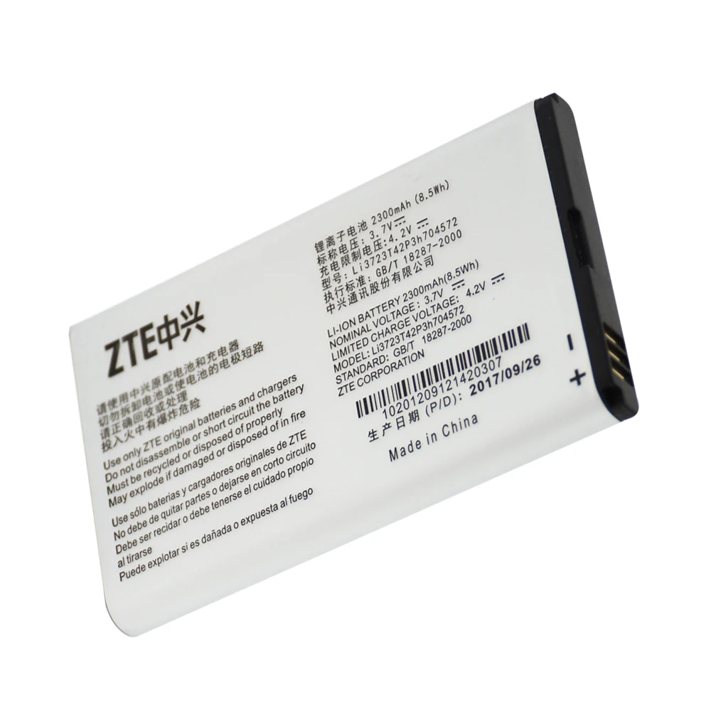 Original Battery Li3723T42P3h704572 For ZTE MF91 MF90 MF90M MF90C MF91D 2300mAh Mobile Phone Batteria Akku