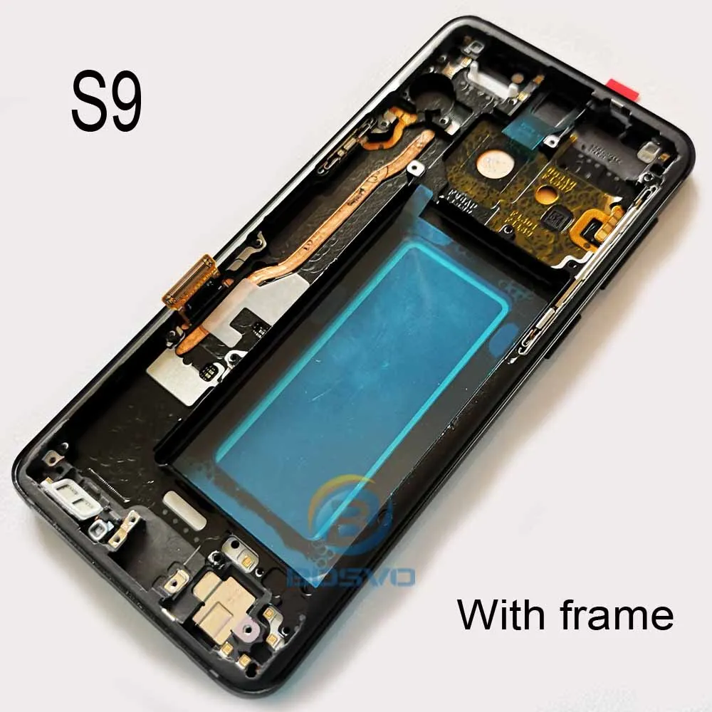 Для samsung S9 G960 ЖК-экран S9 Plus G965 дисплей с сенсорным дигитайзером с рамкой в сборе