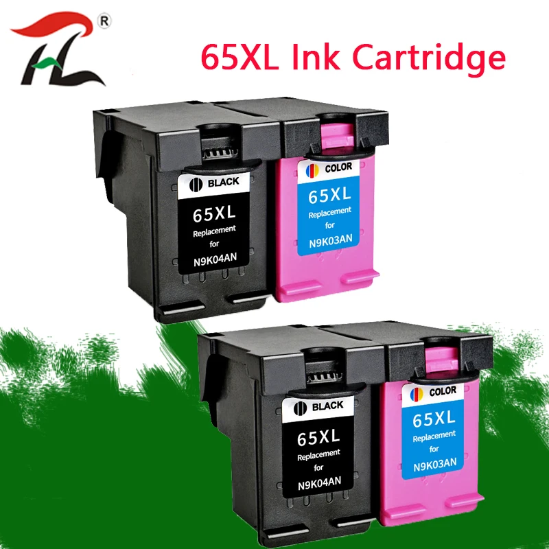 YLC 65XL сменный картридж для принтера для hp 65 xl hp 65 для hp DeskJet3720 3722 3755 3730 3758 Envy 5010 5020 5030 5232 принтер