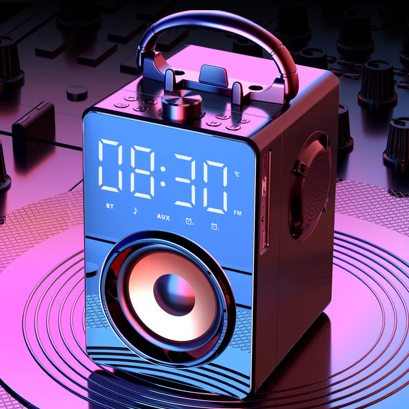 HiFi стерео портативные Bluetooth колонки FM радио звуковая система Беспроводная 3D