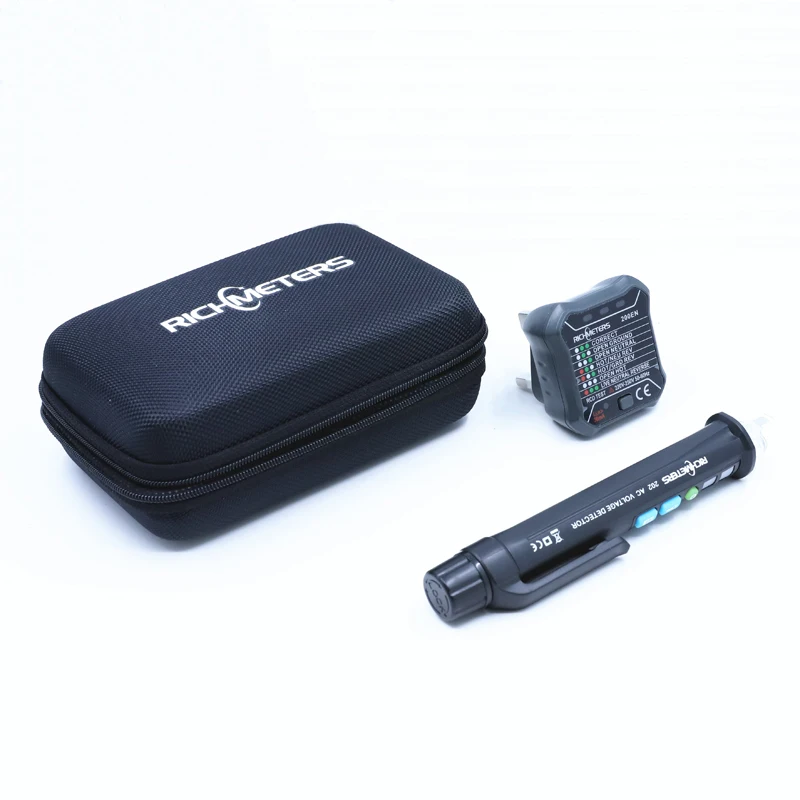

voltage Meter Socket Tester With Tools Bag household NCV Non Contact Volt AC