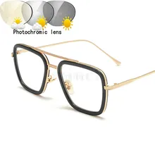 Мужские пилот супер большая рамка прогрессивные многофокусные линзы Ретро Солнцезащитные фотохромные очки для чтения прогулочные солнцезащитные очки uv400