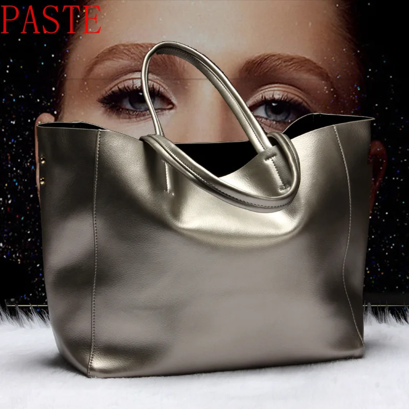 Лидер продаж женская сумка повседневная сумка-ведро из натуральной кожи женские