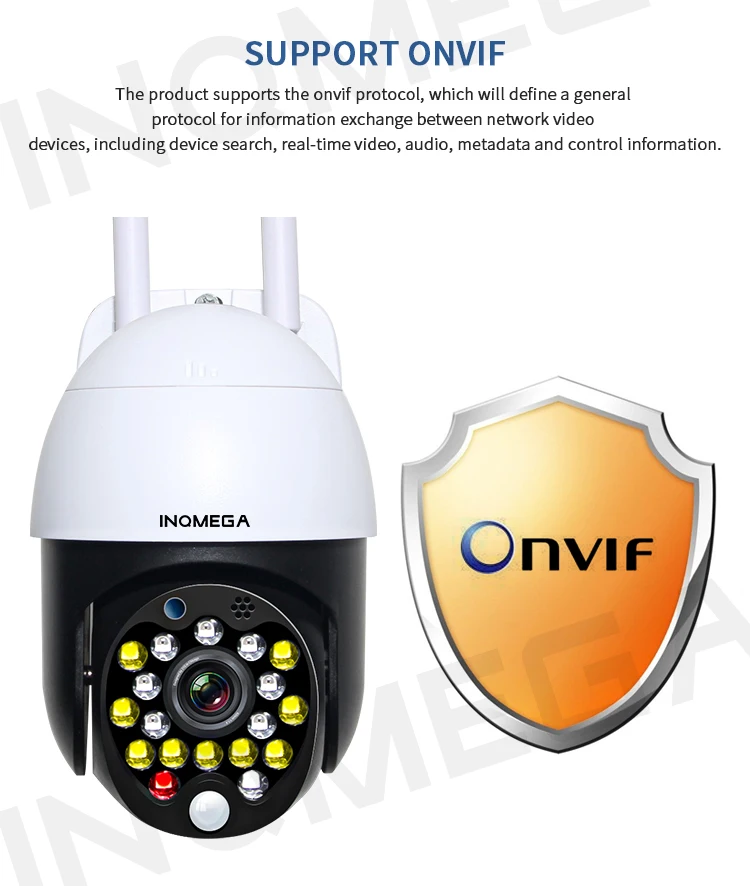 INQMEGA 1 дюймов Мини 2.4MP Открытый PTZ скорость купольная Wifi камера облако авто-слежения камера ONVIF беспроводная домашняя IP камера наблюдения
