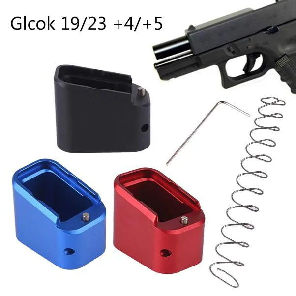 

Magorui Tactical Mag Extension Base Pad Glock 19/23 +4/+5 With +10% Spring