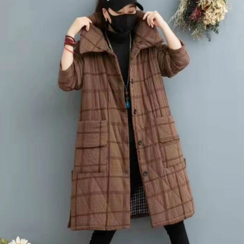 Max LuLu модные корейские зимние женские панковские уличные женские утепленные стеганые куртки повседневные парки свободного покроя длинные пальто