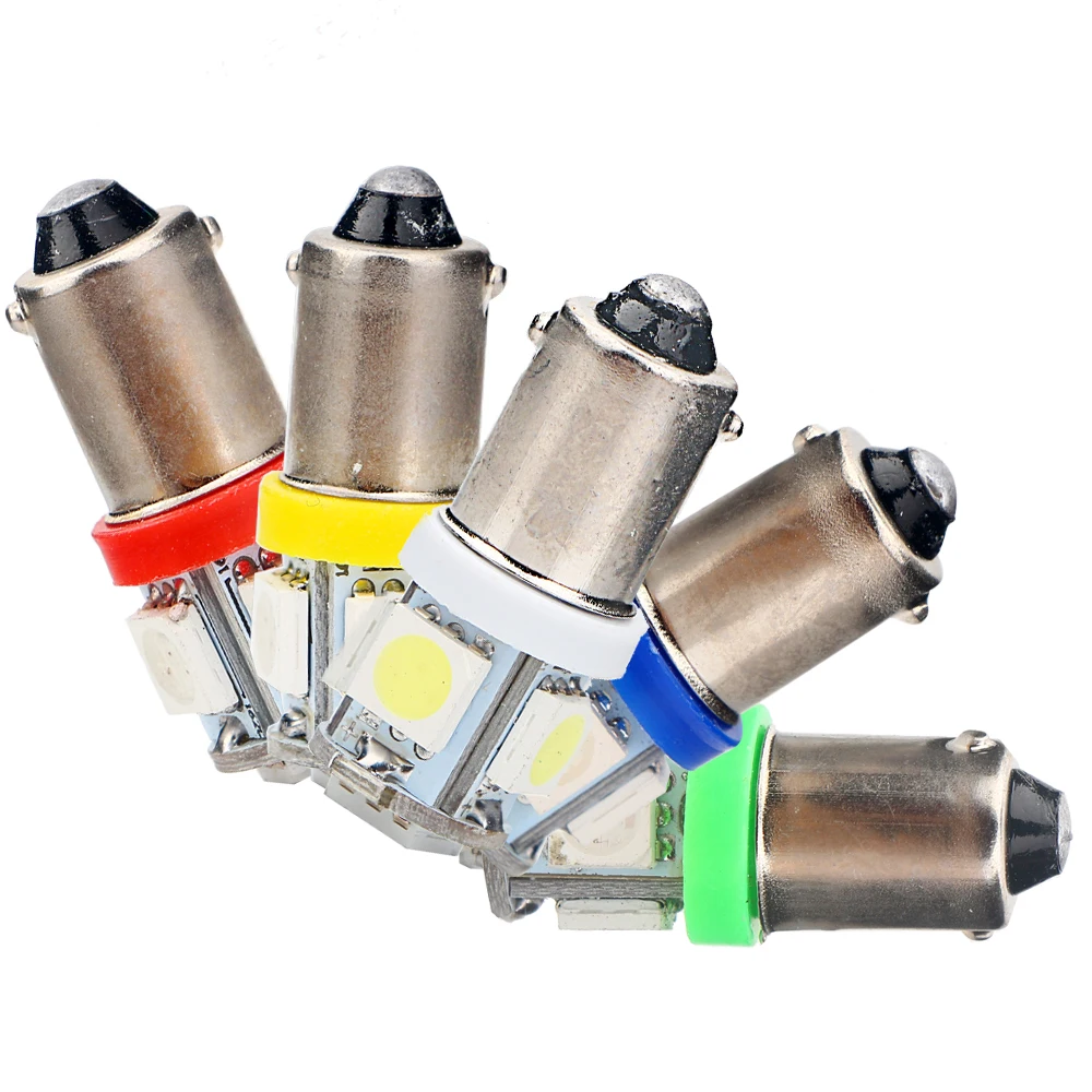 BA9S ڵ LED , T4W T11 5050 5 SMD ׸ , DC 12V 24V, ſ  ȣ , ڵ , , 10 