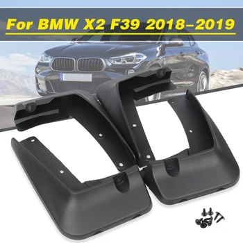 

4Pcs Car Mudflaps Front Rear Mud Flaps Mudguards Splash Guards Fender Flares For BMW X2 F39 2018-2019 Auto Accessories Styling