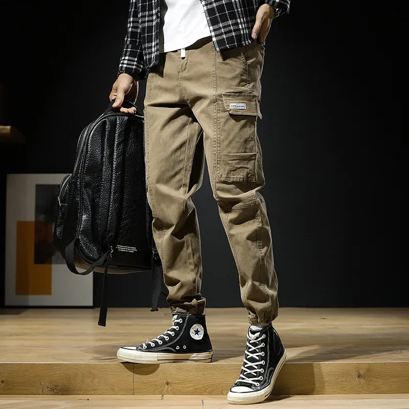 Tanio Baggy Cargo spodnie męskie Streetwear
