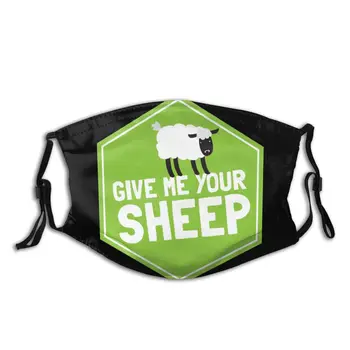 

Sheep Settlers Of Catan Reusable Face Mask Anti Bacterial Dustproof Protection Cover Respirator Muffle Mask with Filters