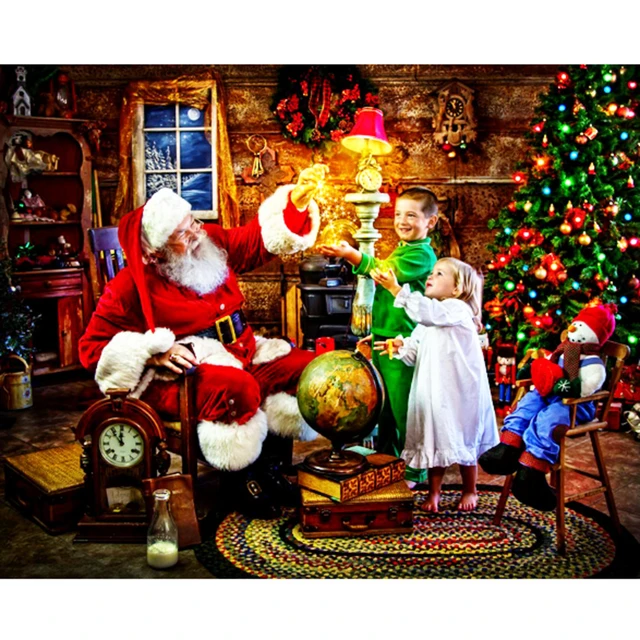 Cross Stitch Kits Christmas Free Pattern  Printed Cross Stitch Kits  Christmas - Cross-stitch - Aliexpress