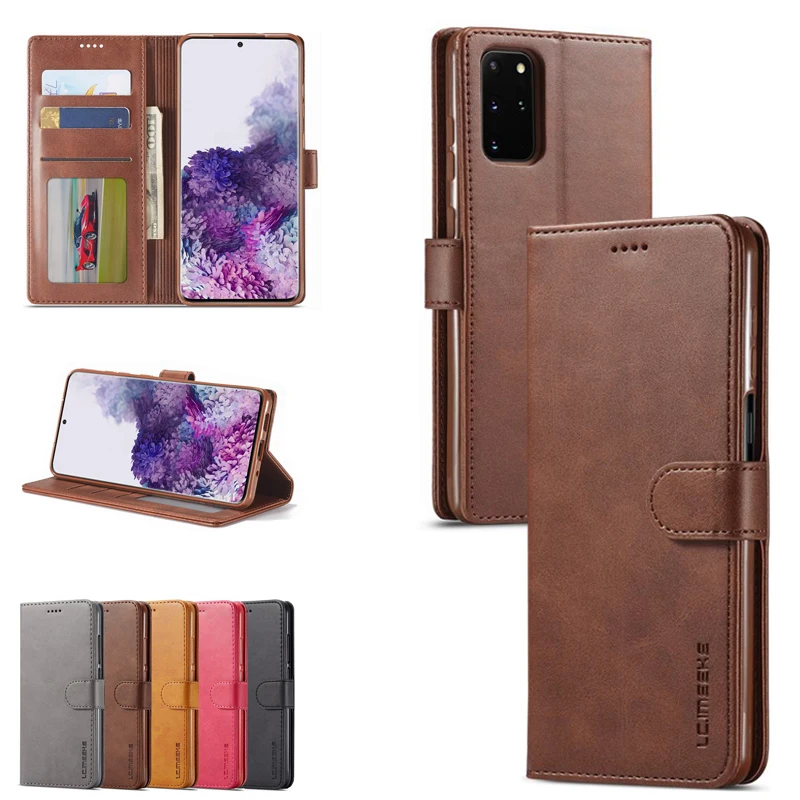 Чехол для Samsung Galaxy S20 Plus Ультра Флип-кейсы роскошный чехол с магнитной застежкой