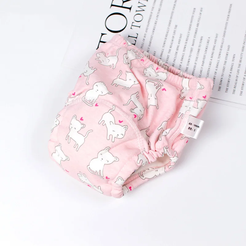 1Pcs Baby Diapers Cute Waterproof Partition Diapers Newborn Cotton Diaper Cover For Children Training Pants washable Diapers