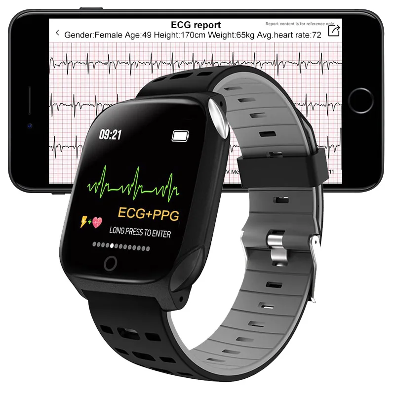 

Smart Watch Women Men ECG Monitor Wristband Sport Band Blood Pressure Measurement Fitness Bracelet Activity Tracker Smartwatch