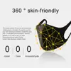 3Pcs Kids Waterproof Sponge Mouth Mask 3D Reusable Anti Pollution Cover elastic earloop Breathing Face Masks 6