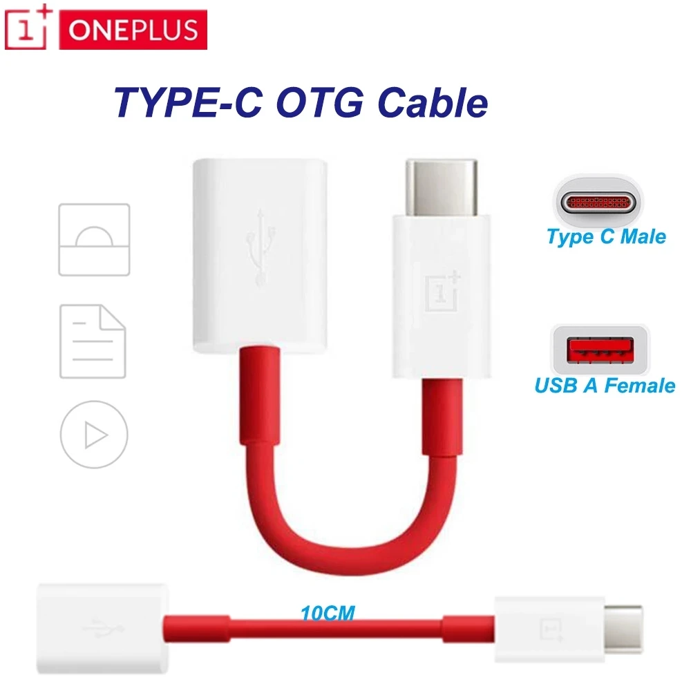For Oneplus Type-c Cable Oneplus 7pro/6t/6/3/3t/5/5t Type C Otg Adapter Cable Usb C Converter Data Adapter - Mobile Adapters & Converters AliExpress