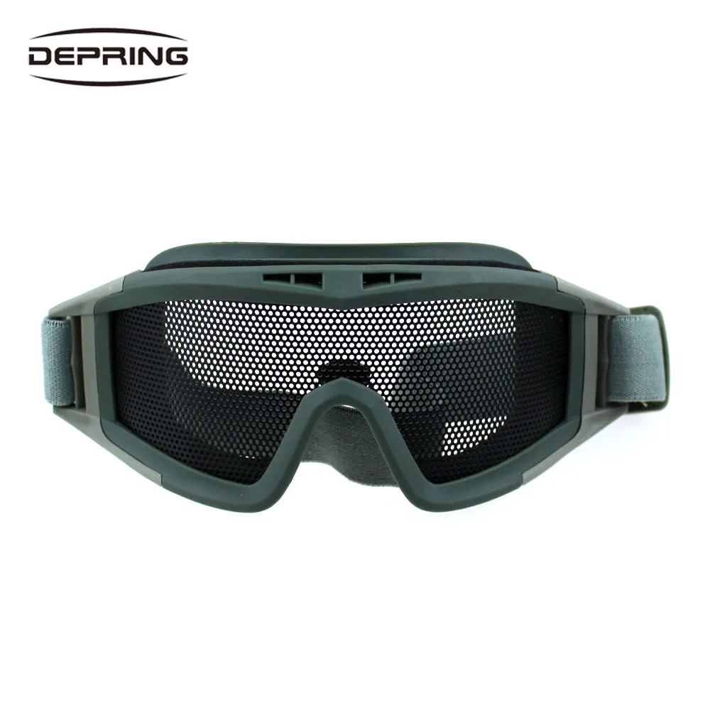 

High Quality Hunting Tactical Airsoft Cycling Paintball Climbing Wire Mesh Lens Protector Goggles Eyewear Net Glasses