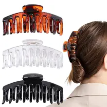 Hair Clips for Women Large Claw Clip for Thick Hair 3pcs 4.33inch Strong Hold Non-slip French Design Jaw Clips Big Hair Clamps