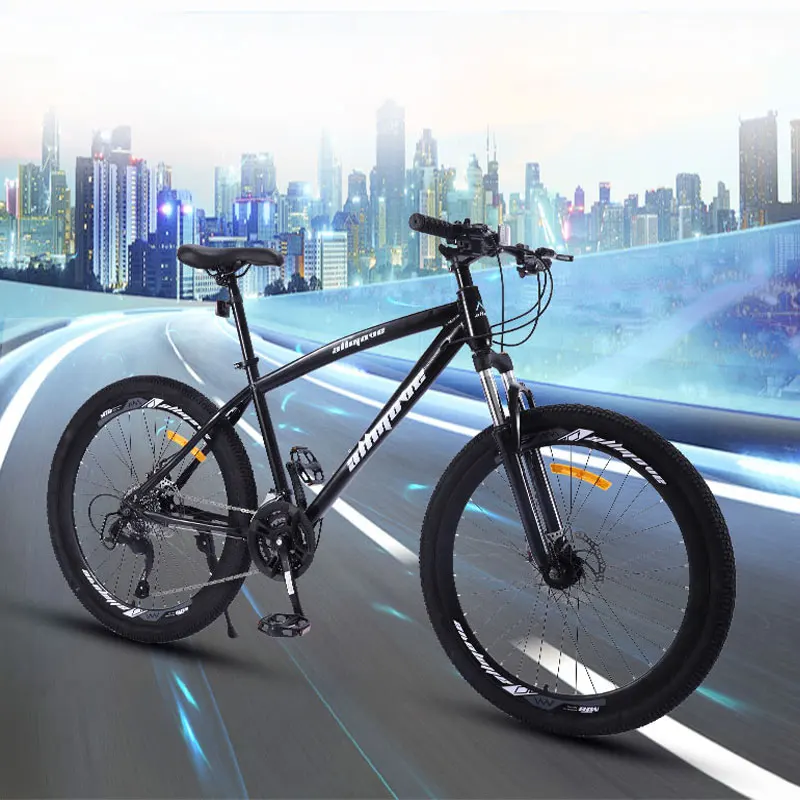 Mountain Bike 26 Inch 21 24 Speed Shift Double Disc Brake Shock Absorber Student Adult Bicycle