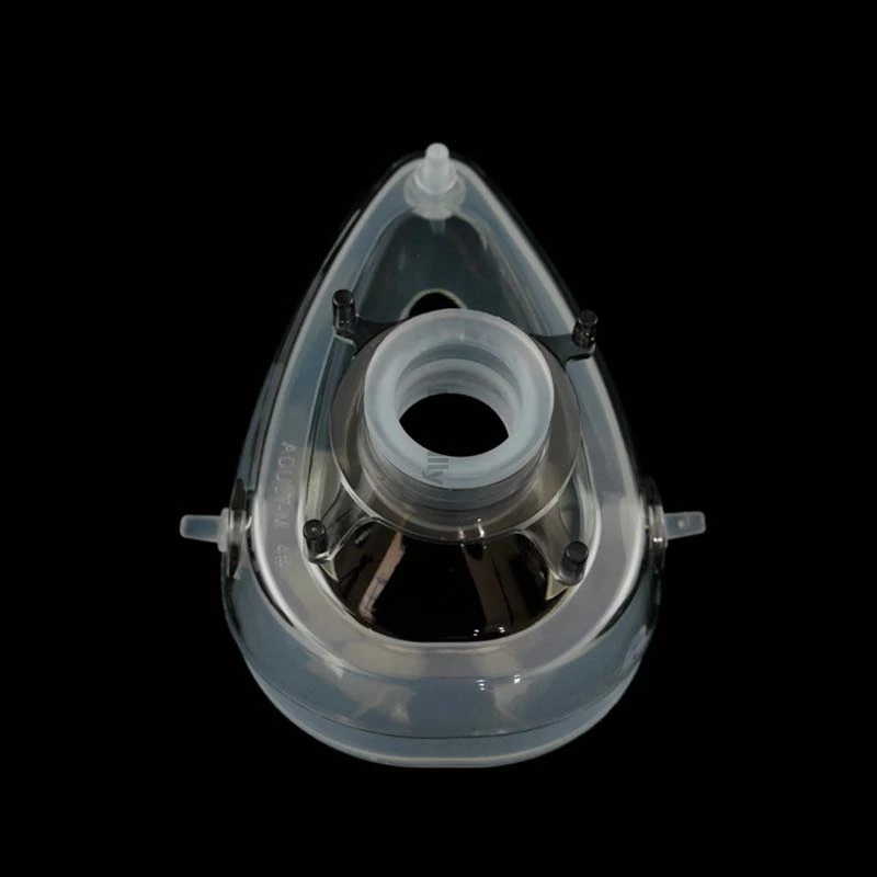 Adult Silica Mask Medical Oxygen Mask Neonatal Anesthesia Mask Simple Respiratory Apparatus Reusable 3