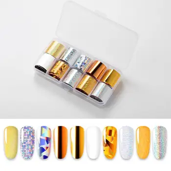 

ROSALIND 1 Transfer Star Gel Nail Polish With 10 Roll Star Stickers Hybrid Uv Primer Glue Lamp Art Nail For Nail Manicure T B9J3