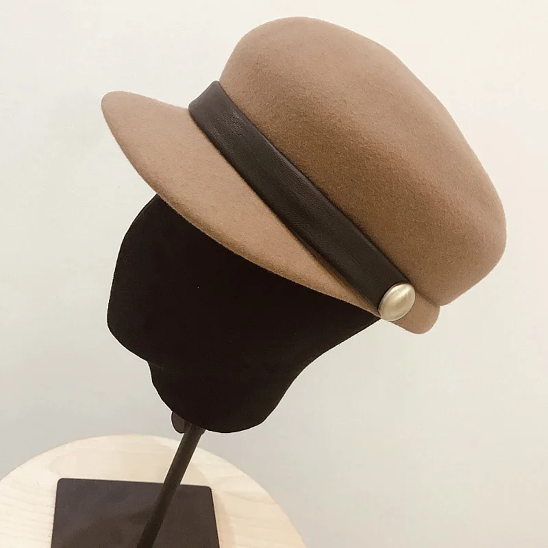 Topi Kain Wool Felt Mode Baru untuk 
