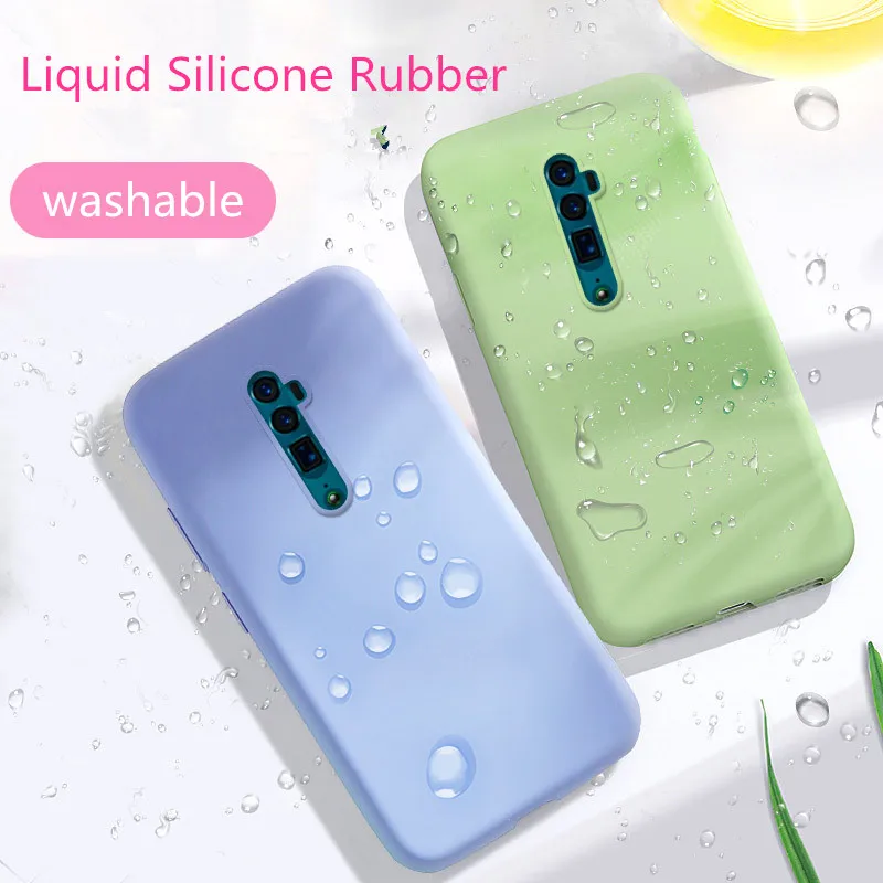 

Andme Phone Bag For Oppo Reno Liquid Silicone Rubber Washable Washable Case For Oppo Reno 10
