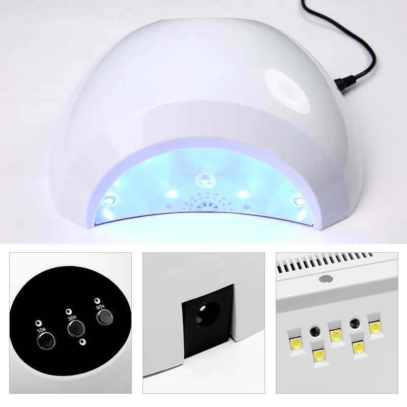 Сушилка для ногтей Modelones 48 Вт светодиодная УФ лампа гель отверждение маникюрный