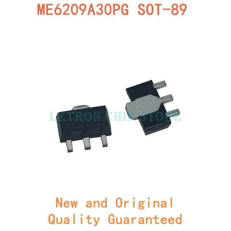 Новый и оригинальный чипсет IC ME6209A30PG SOT89 6209A-30 6209A 3V SOT-89 20 шт. | Электронные