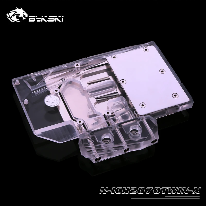 Bykski полный охват RGB/A-RGB GPU водоблок ForINNO3D GEFORCE RTX 2070 Твин X2/RTX 2060 Супер видеокарта N-ICH2070TWIN-X