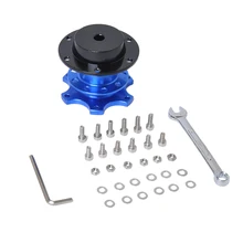 Универсальный Автомобильный руль БЫСТРОРАЗЪЕМНАЯ ступица 6 отверстий гоночный адаптер-гаечный ключ