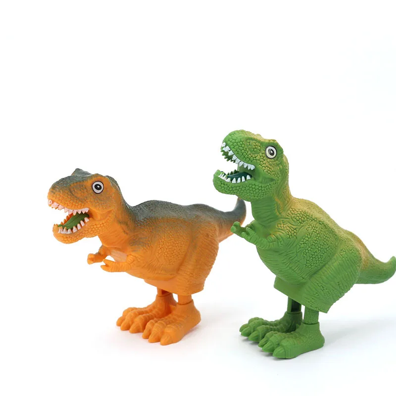 1pc Random Color Wind-up Dinosaur Toy, Jumping Dinosaur, Children's Toy  Gift