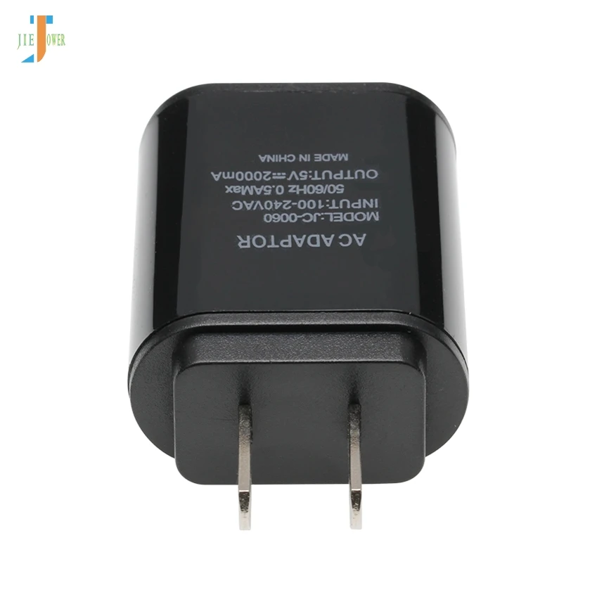 50 шт./лот универсальное 5 в 2A USB зарядное устройство настенное зарядное устройство адаптер ЕС США Великобритания вилка смарт-зарядное устройство для мобильного телефона s для samsung huawei P20 Lite