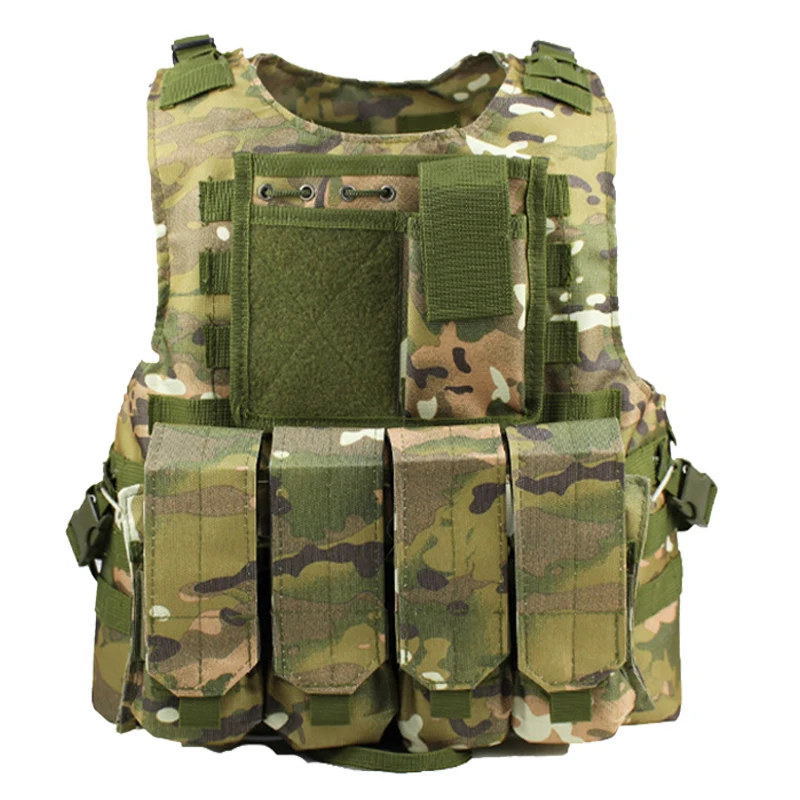 600D MOLLE армейская боевой тактический жилет солдат США Военная униформа, камуфляж жилеты Для мужчин карман Пейнтбол нейлоновый жилет