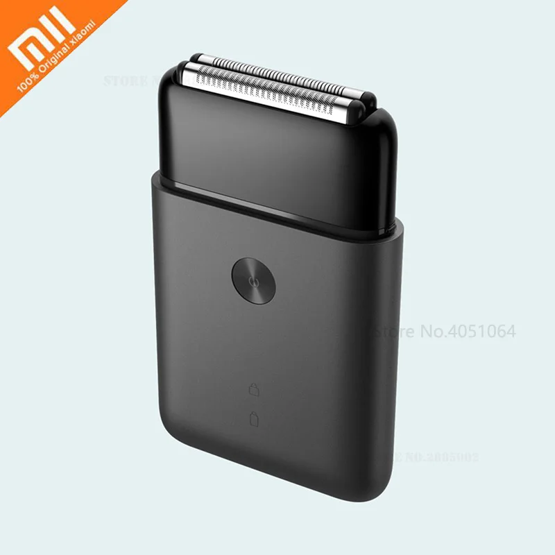 Xiaomi электрическая бритва Мужская портативная мини-бритва металлическая умная бритва usb зарядка влажное бритье водонепроницаемый триммер для бороды для путешествий и дома