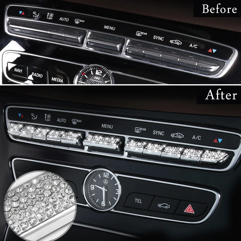 Отделка центральной кнопки для Mercedes w213 amg Mercedes w205 amg/glc x253 coupe amg mercedes c class аксессуары w205 внутренняя отделка