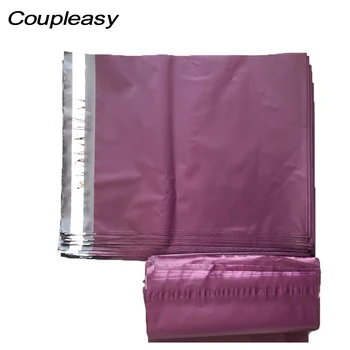 

100pcs 4 sizes Purple Courier Storage Bag Self Seal Adhesive Shipping Bag Mailer Waterproof Plastic Envelope