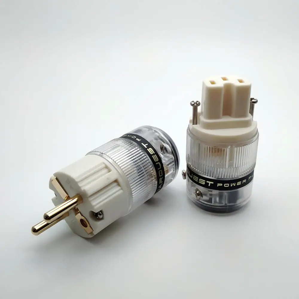SONARQUEST ST-GE(Ш) ST-GC(Ш) Высококачественные золото покрытием; Большие европейские Schuko EU Мощность Plug& IEC разъем