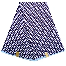 Полиэстер хороший батик Африка принты восковая Ткань Высокое качество настоящий голландский воск Африканский батик решетка печатная Ткань 6 ярдов \ Лот